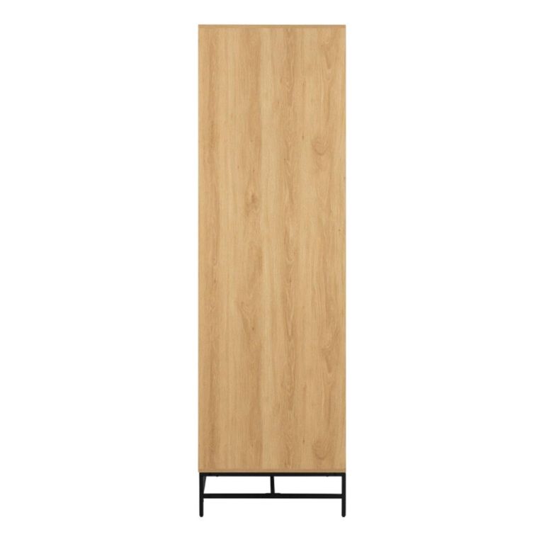 Albany Wardrobe - 4 Door - Oak Ribbed