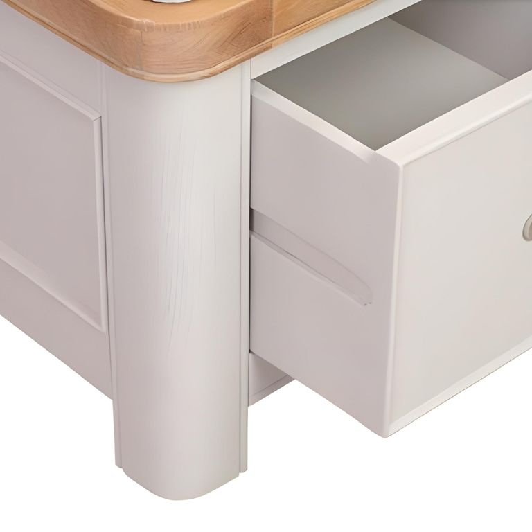 Clarion Wardrobe - 2 Door - Oak and Grey