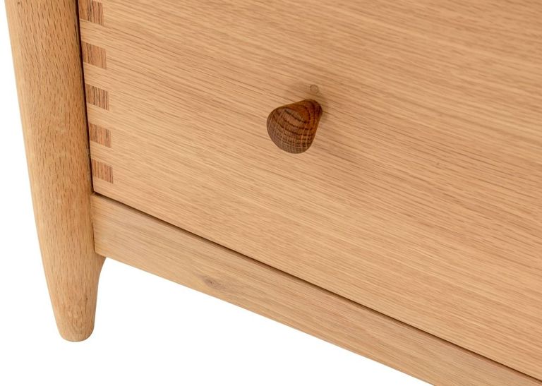 Grace Wardrobe - 2 Door - 1 Drawer - Natural Oak