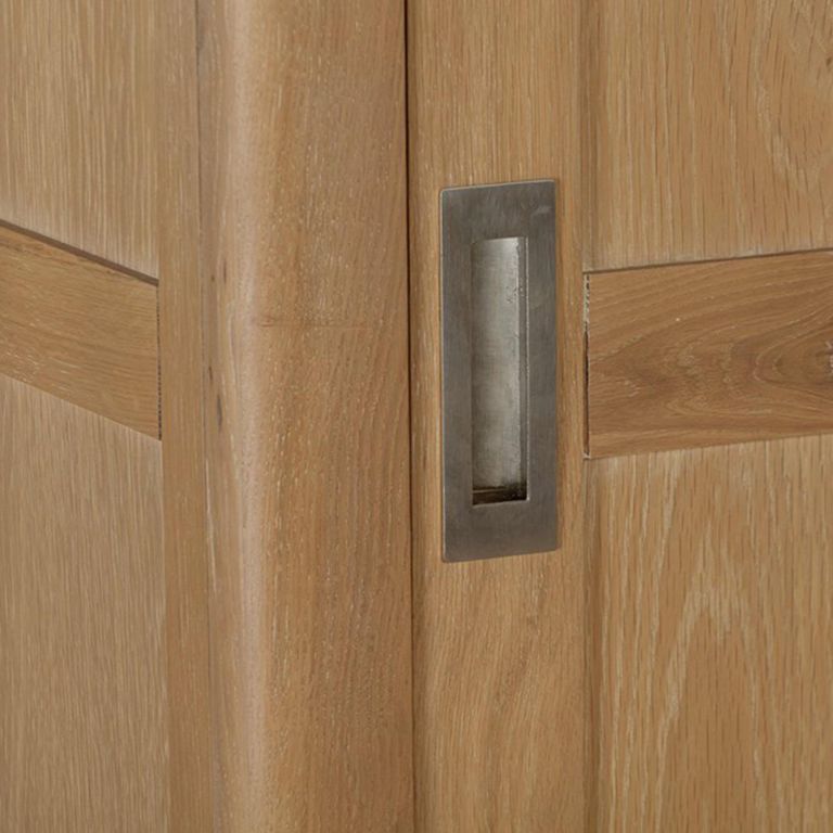 Hayley Sliding Wardrobe - 2 Door - 2 Drawer - Oak