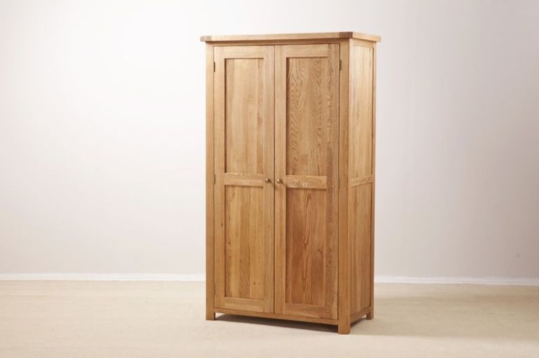 Kent Wardrobe - 2 Door - Oak