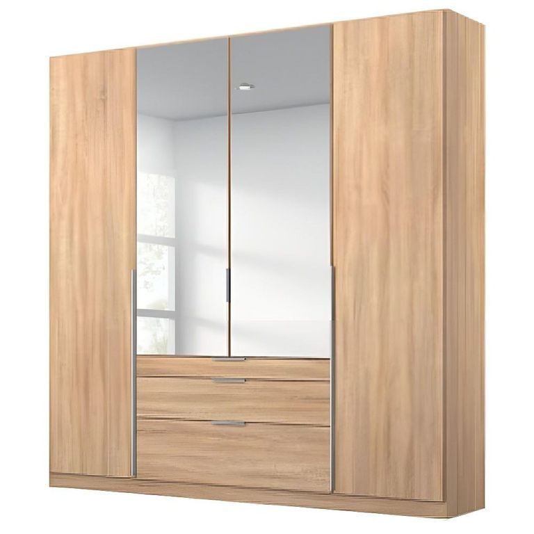 Alabama Wardrobe - 181cm - 4 Door - Combi - Sonoma Oak