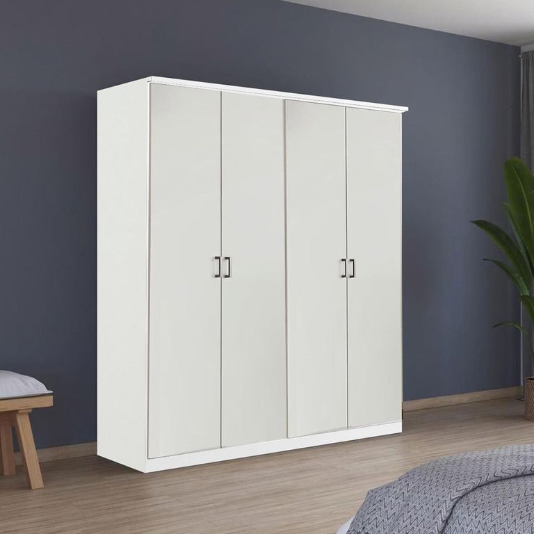 Celle Wardrobe - 181cm - 4 Door - Alpine White
