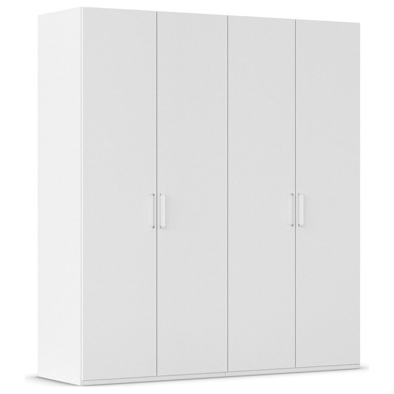 Evelyn Wardrobe - 201cm - 4 Door - H 223cm - Alpine White