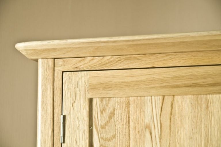 Shaker Wardrobe - 2 Door - 1 Drawer - Oak