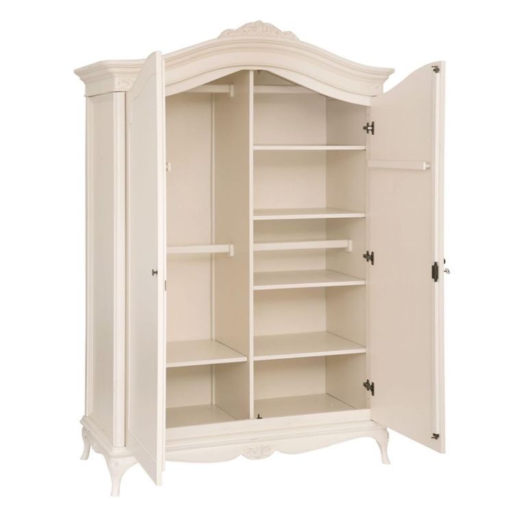 Ivory Wardrobe - 2 Door