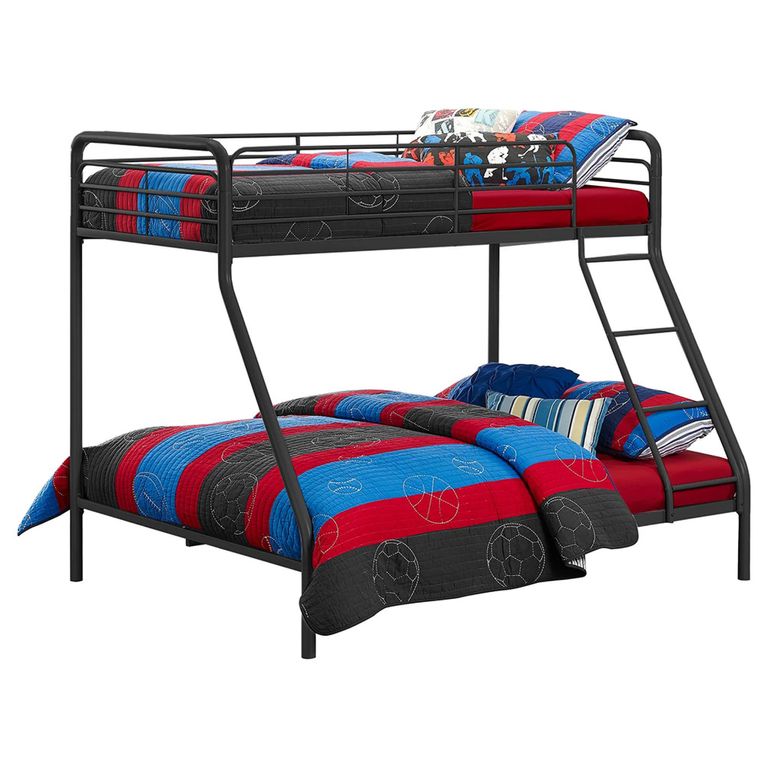 Bunk Bed - Single over Double - Black - 4034119UK
