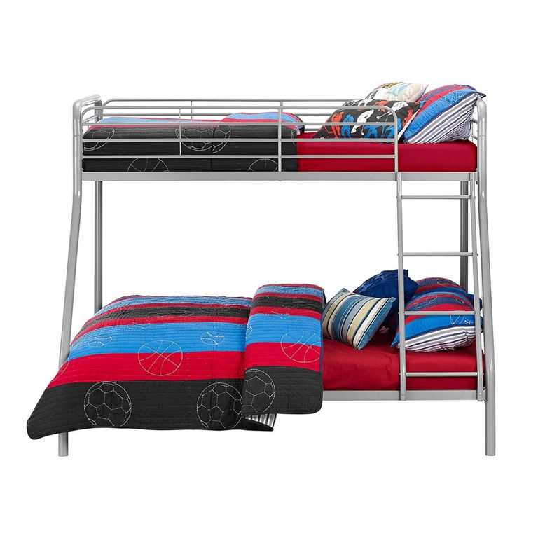Bunk Bed - Single over Double - Grey - 4034117UK