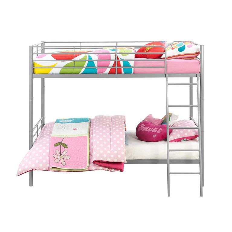 Bunk Bed - Single over Single - Grey - 4035159UK