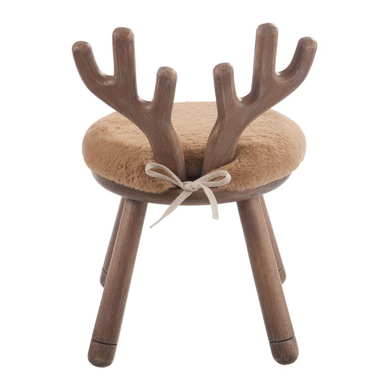 Deer Ears Kids Chair - Set of 2 - Natural - Wood