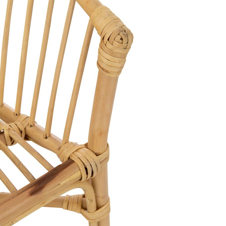 Filou Kids Chair - Set of 2 - Natural - Rattan and Bamboo Wood