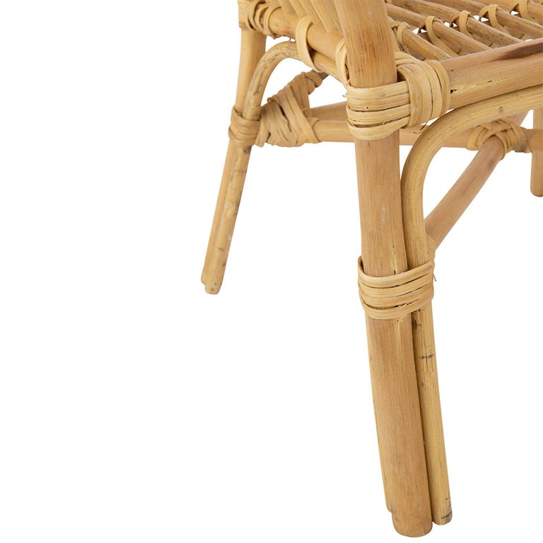 Filou Kids Chair - Set of 2 - Natural - Rattan and Bamboo Wood