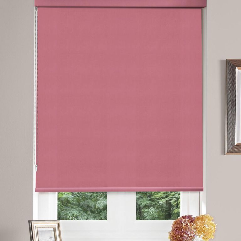 Alexa Roller Blind - Coral Pink