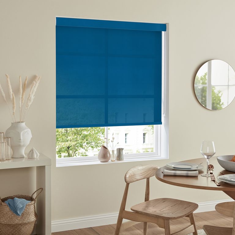 Boho Roller Blind - Marine