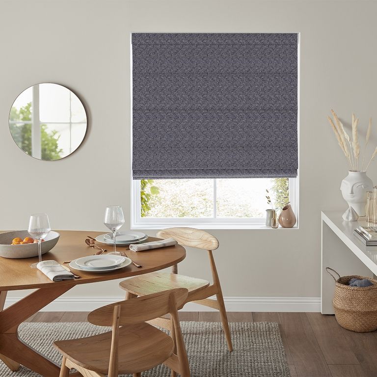 Mata Roman Blind - Indigo