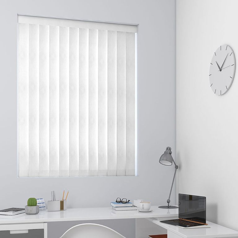 Mila Vertical Blind - White