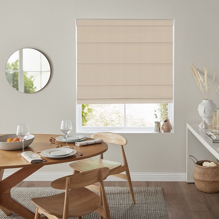 Romero Roman Blind - Hessian