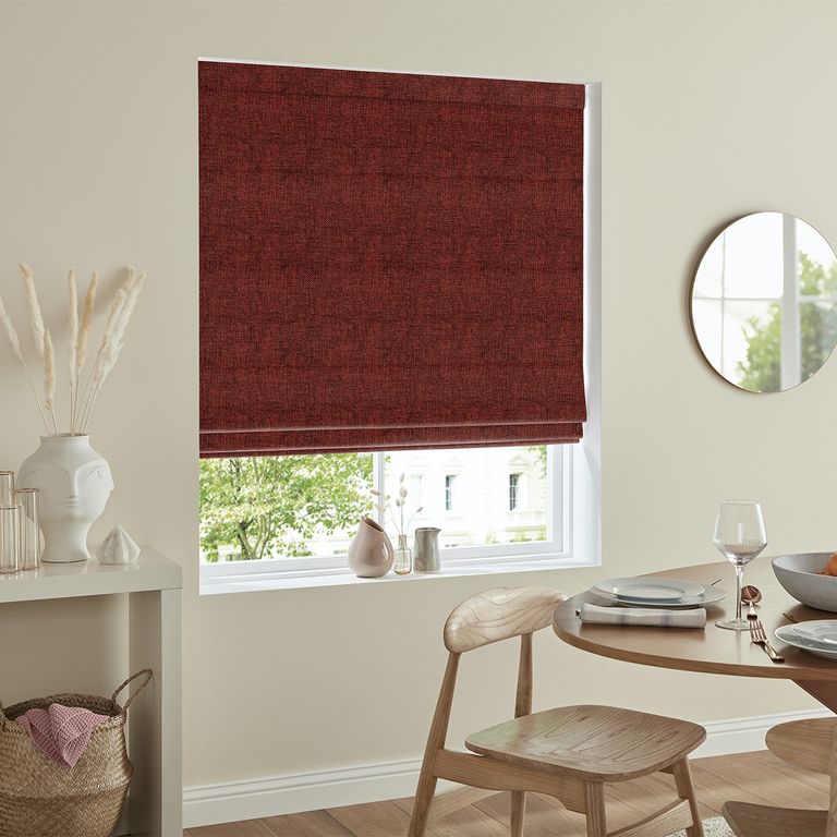 Virgil Roman Blind - Crimson