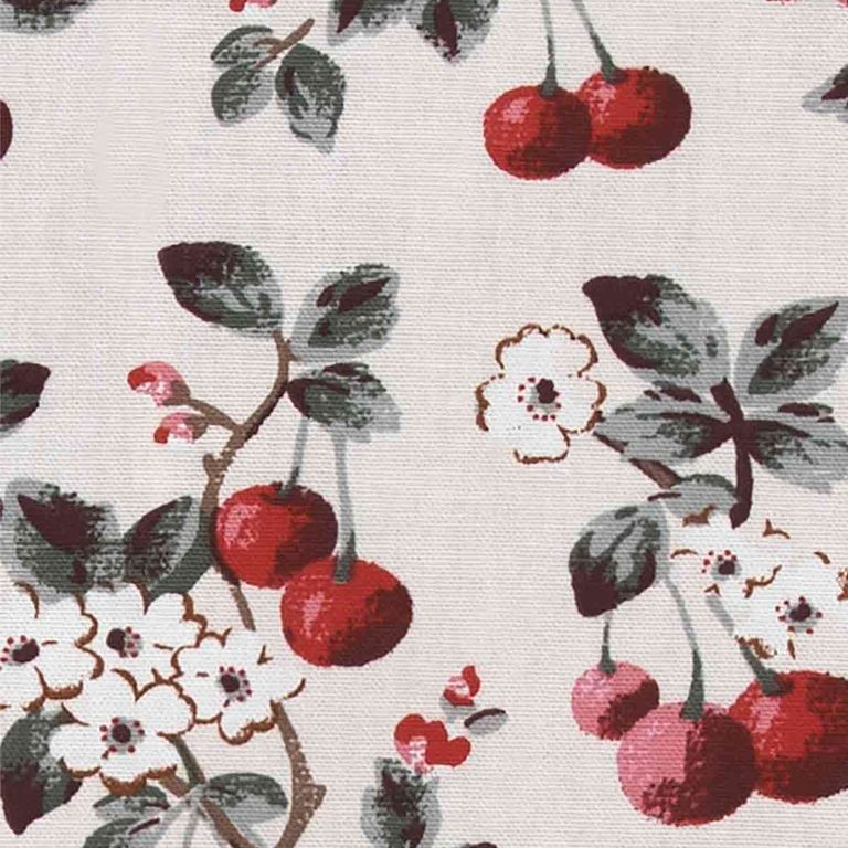 Cath Kidston Curtain - Cherry Sprig Red