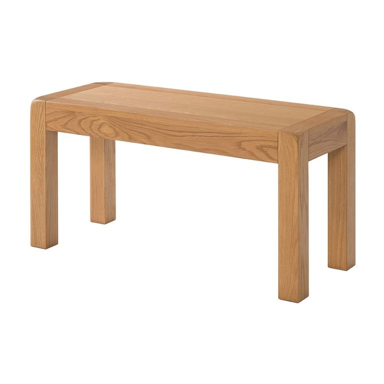 Curve Dining Bench - Small - Oak