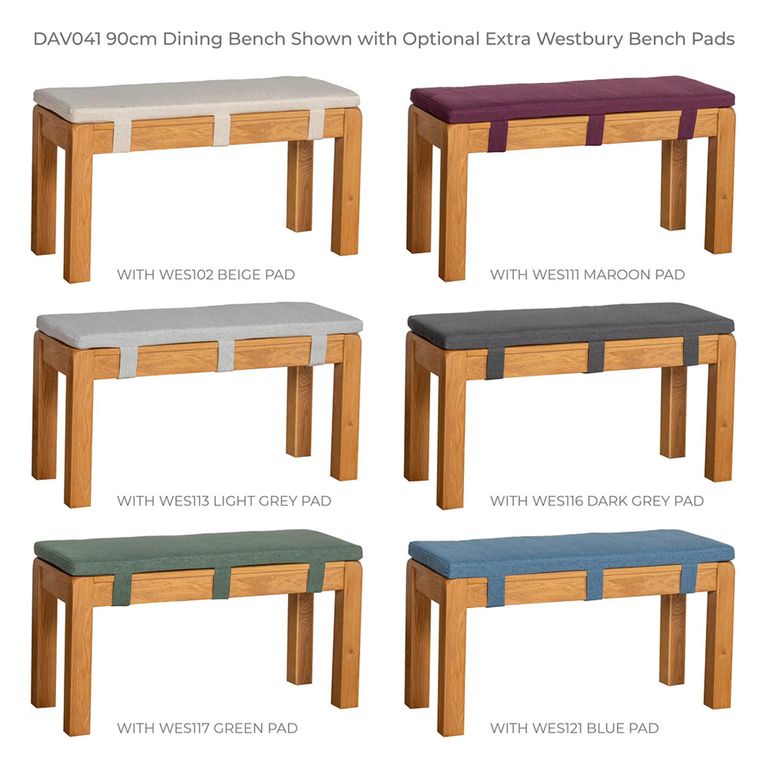 Curve Dining Bench - Small - Oak