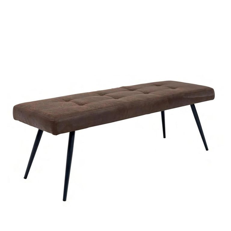 Sabena Dining Bench - Antique Ebony Fabric