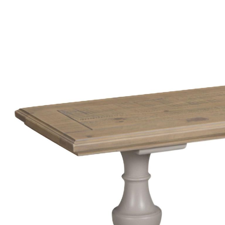 Chateau Dining Bench - Grey Painted - Pine