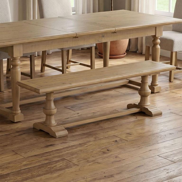 Chateau Dining Bench - Natural - Rustic Pine
