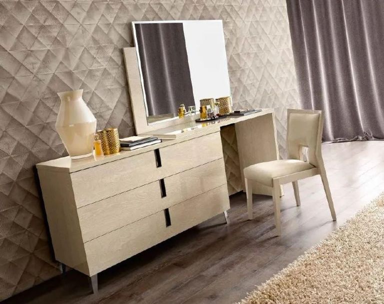 Ambra Italian Dining Chair - Sand Birch