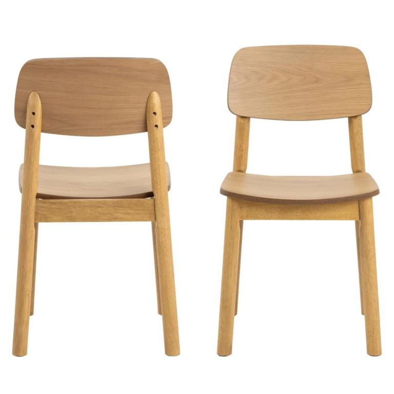 Barlow Dining Chair - Set of 2 - Oak
