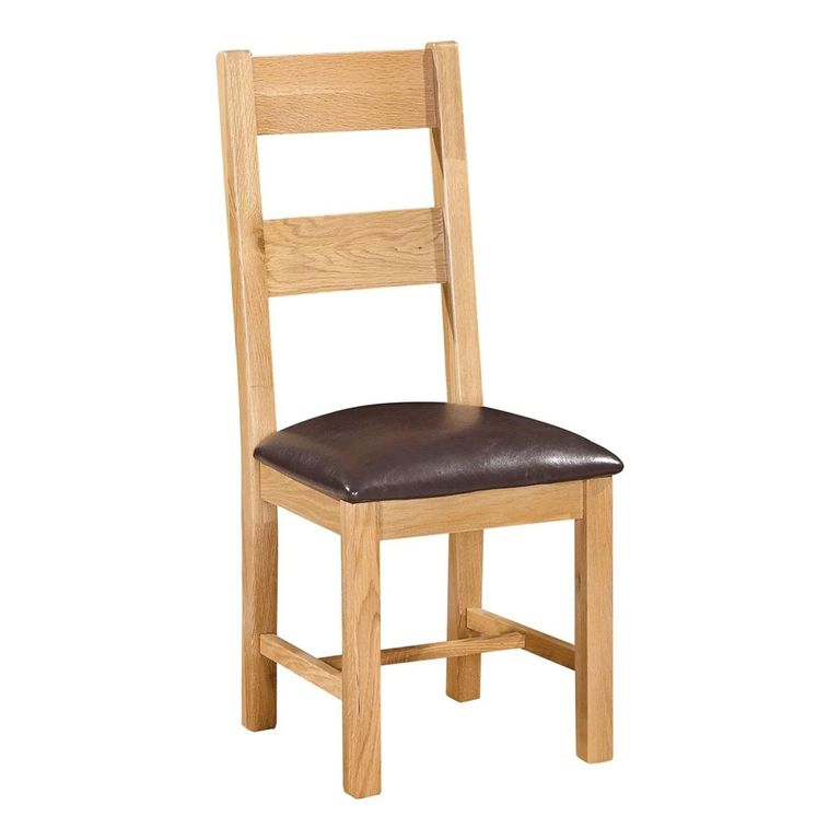 Appleby Dining Chair - Set of 2 - Oak - Ladder Back