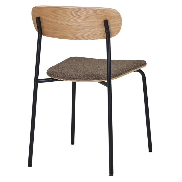 Estepona Dining Chair - Set of 2 - Natural Ash Wood - Brown