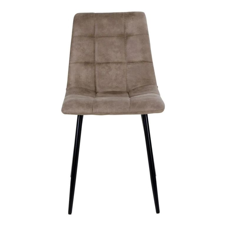 Middelfart Dining Chair - Set of 2 - Light Brown - Fabric