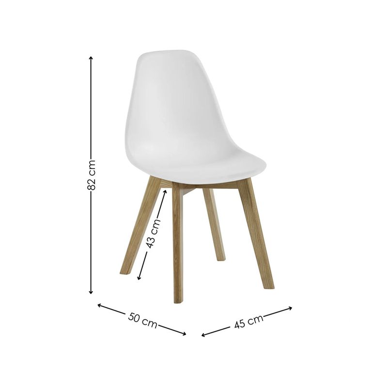 Agatha Dining Chair - Set of 2 - White