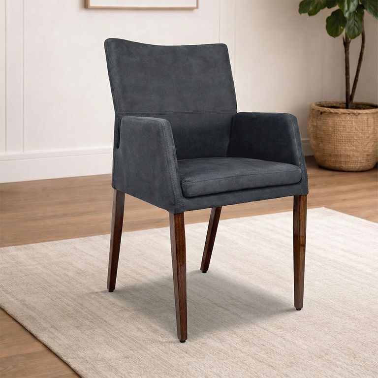 Kylie Dining Armchair - Walnut Legs - Variation Available