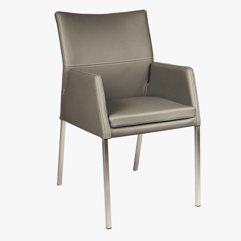 Kylie Dining Armchair - Stainless Steel Legs - Variation Available