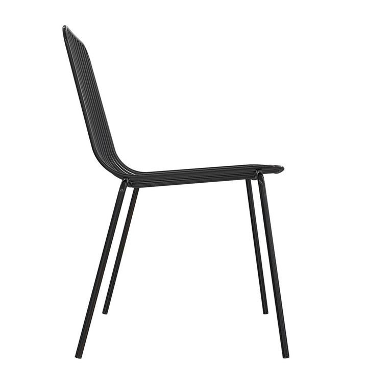 Caden Dining Chair - Set of 2 - Black Metal Wire - C025001UK