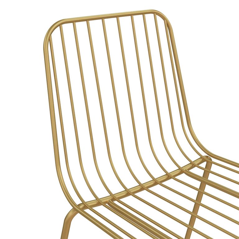 Caden Dining Chair - Set of 2 - Gold Metal Wire - C025013UK