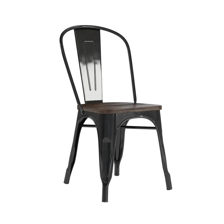 Fusion Dining Chair - Set of 2 - Black - C001101UK