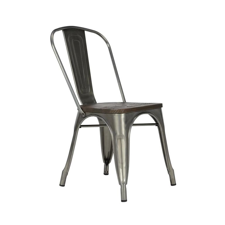 Fusion Dining Chair - Set of 2 - Gun Metal - C001105UK
