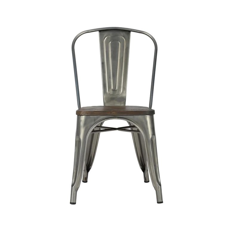 Fusion Dining Chair - Set of 2 - Gun Metal - C001105UK
