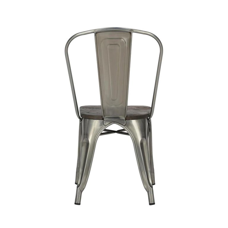 Fusion Dining Chair - Set of 2 - Gun Metal - C001105UK