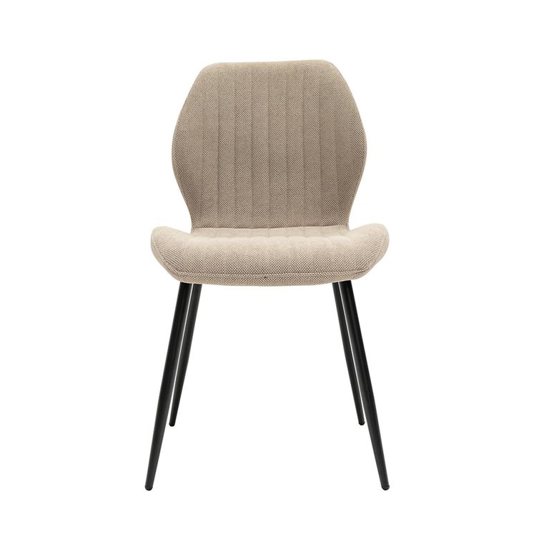 Conway Dining Chair - Set of 2 - Stone Fabric