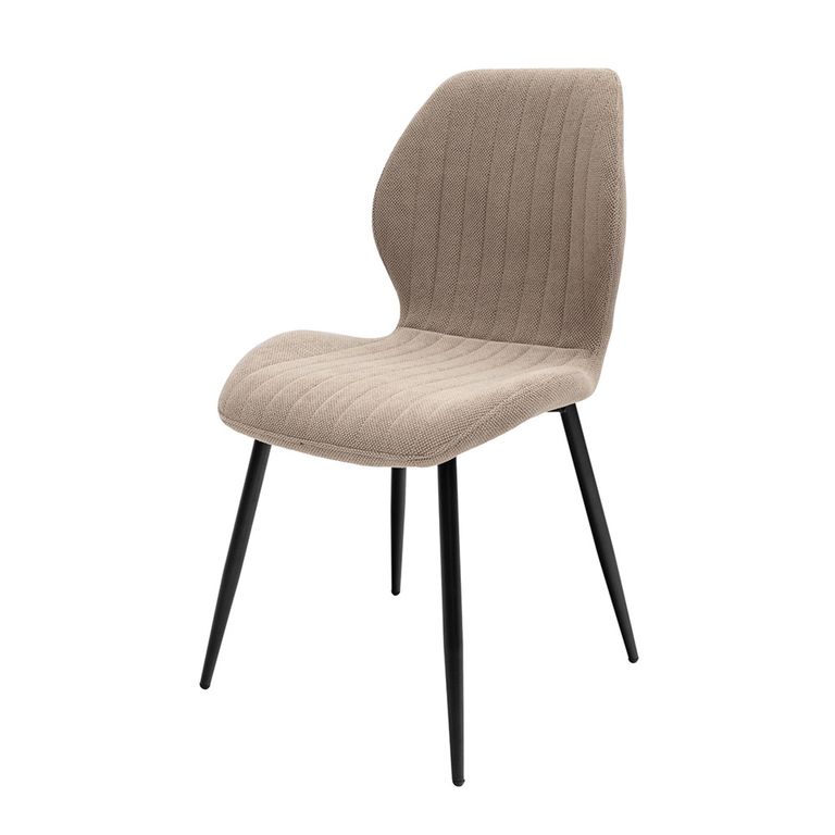 Conway Dining Chair - Set of 2 - Stone Fabric