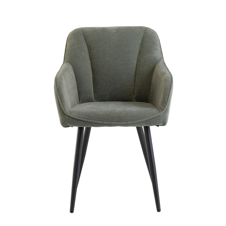 Hugo Dining Chair - Set of 2 - Mint Green Fabric