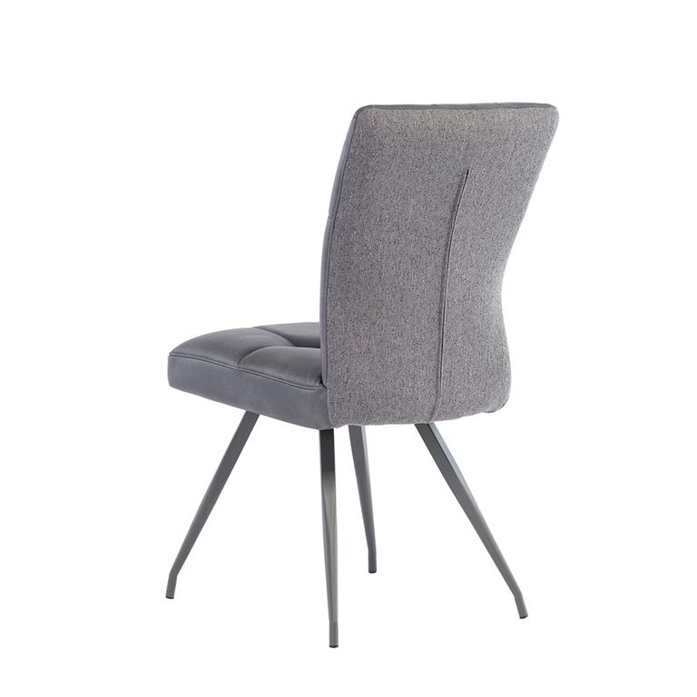 Kabana Dining Chair - Set of 2 - Grey Faux Leather