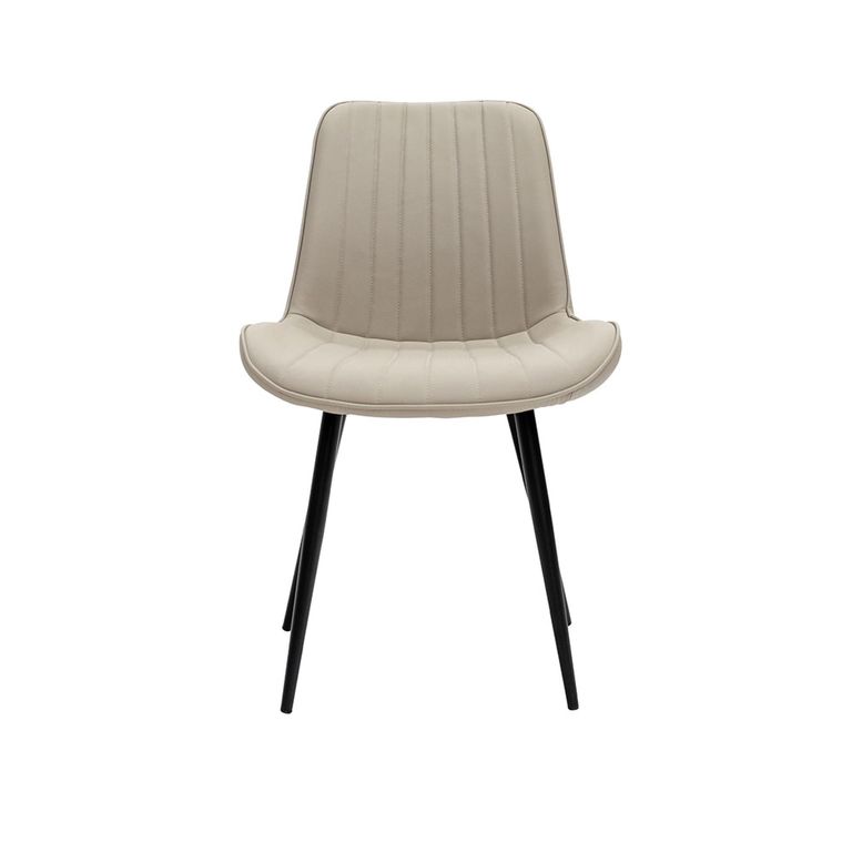 Richmond Dining Chair - Set of 2 - Stone Faux Leather