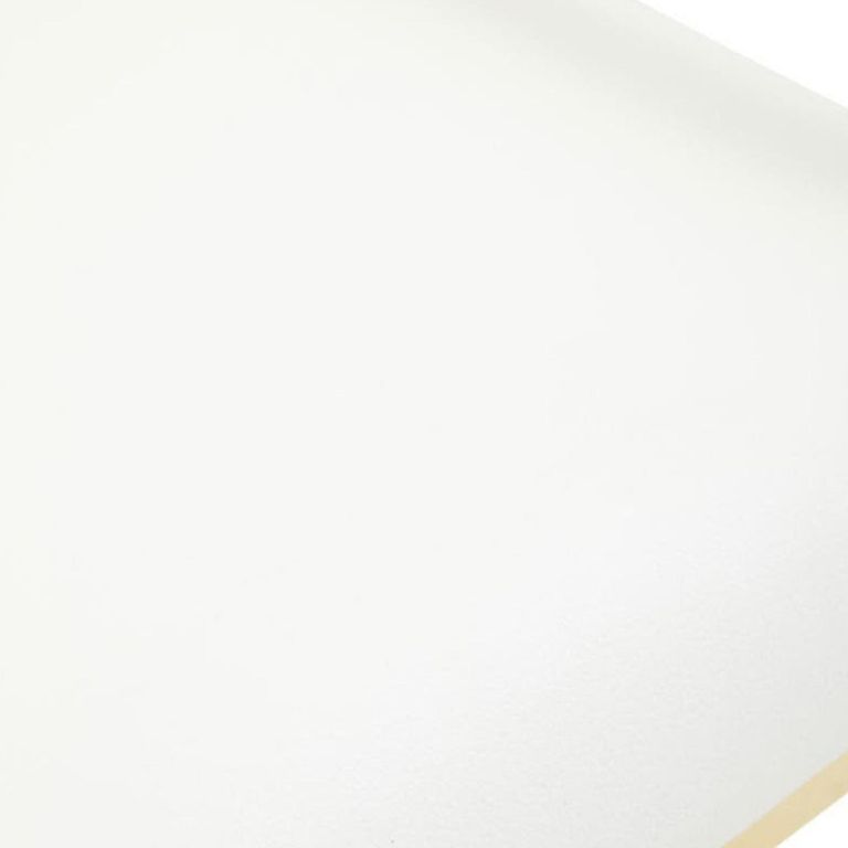 Azalea Dining Chair - Set of 2 - Ivory Faux Leather with Gold Metal Frame