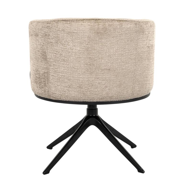 Cheyenne Swivel Dining Armchiar - Desert Fusion - Fabric and Metal
