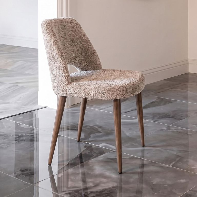Delphina Dining Chair - Set of 2 - Lovely Nature - Fabric and Metal